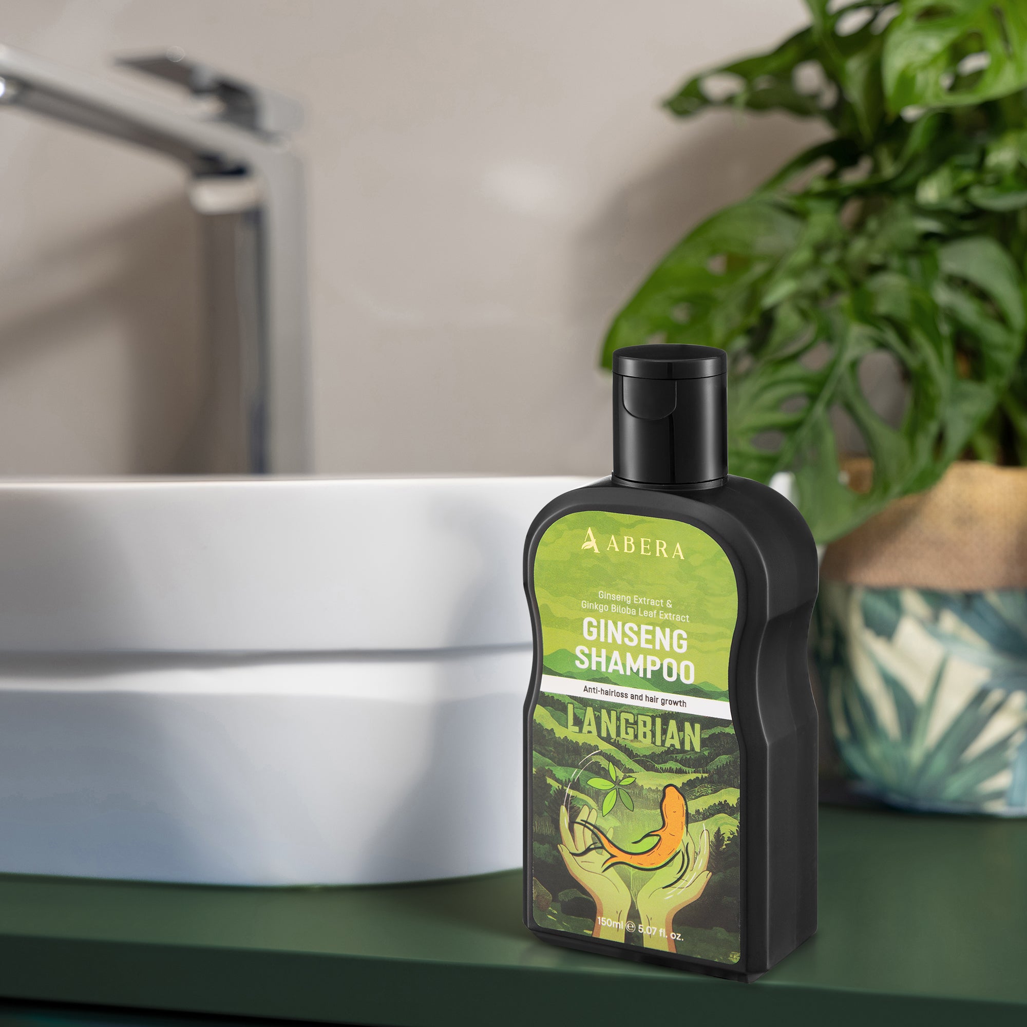 ABERA High-Performance Anti-Dandruff Shampoo with Langbian Ginseng Extract