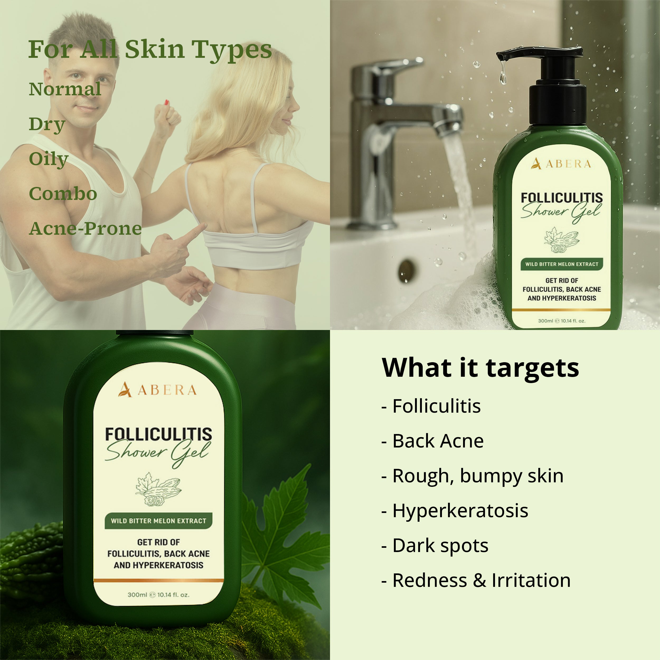 ABERA High-Performance Folliculitis Body Wash